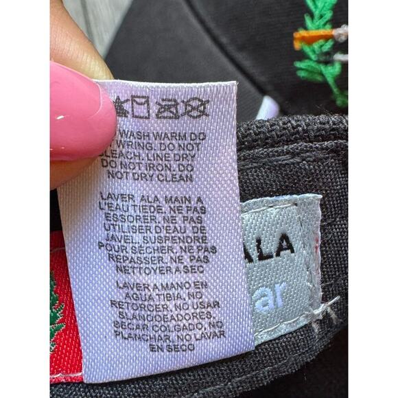Two Guatemala Headwear Black Embroidered Adjustable Baseball Hat New With Tags - Picture 9 of 13